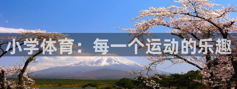 山猫体育免费直播nba：小学体育：每一个运动的乐趣